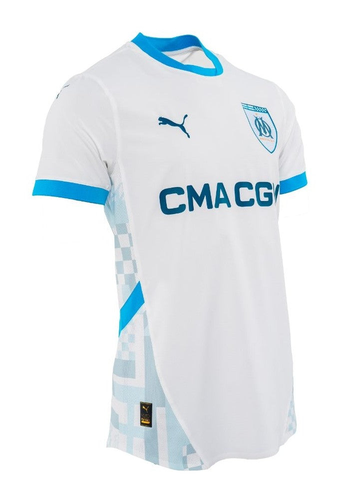 Olympique Marseille Mens Home Soccer Kit 2024-2025