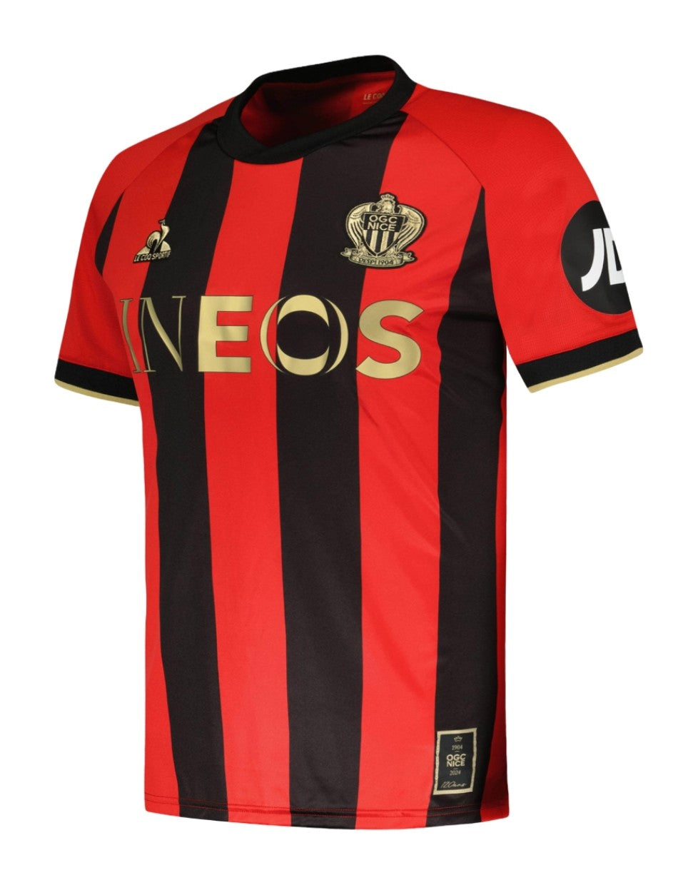 OGC Nice Mens Home Soccer Kit 2024-2025