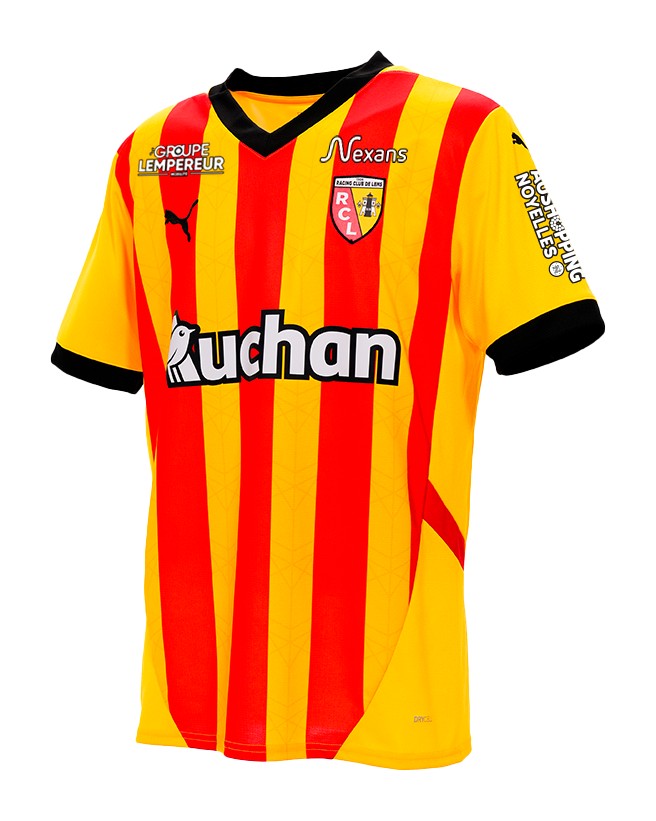 RC Lens Mens Home Soccer Kit 2024-2025