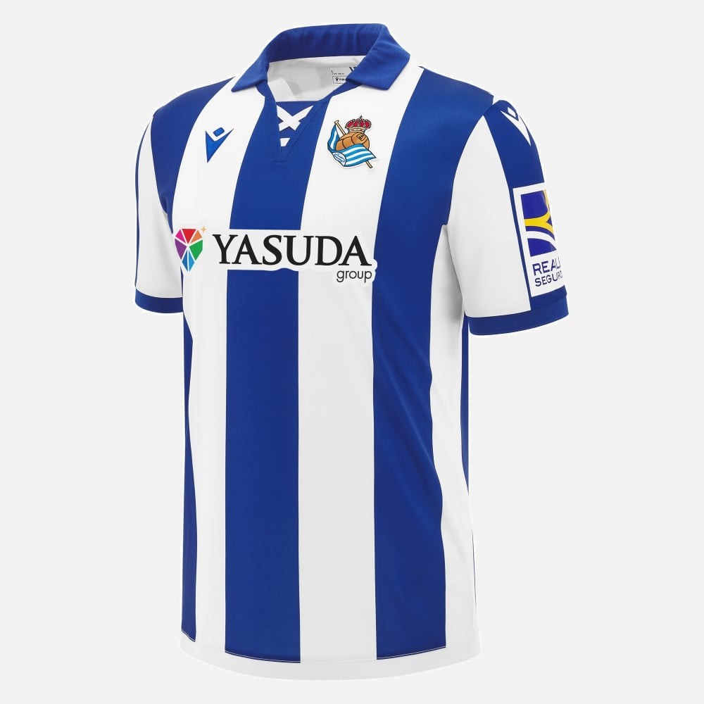 Real Sociedad Mens Home Soccer Kit 2024-2025