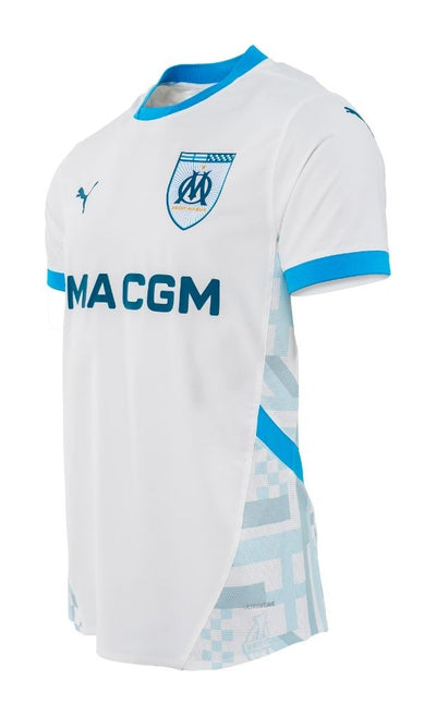 Olympique Marseille Mens Home Soccer Kit 2024-2025