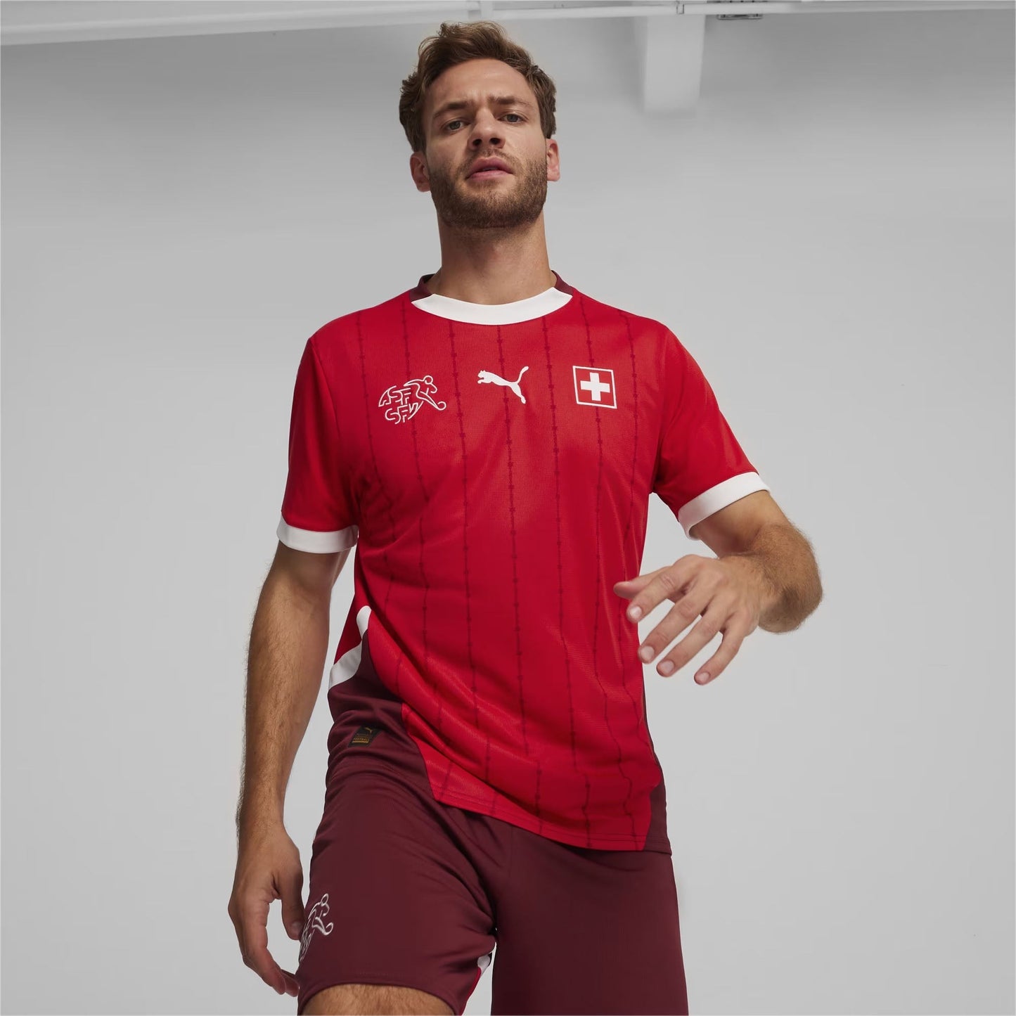 Switzerland Mens Home Soccer Kit 2024-2025