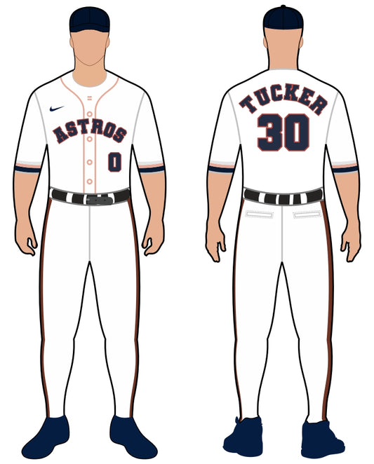 Houston Astros Home Uniform – Official MLB Gear