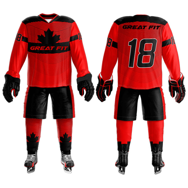 ZWI-007 Customized Ice Hockey Uniforms | Custom Design