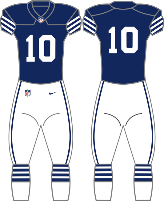 Indianapolis Colts Throw Back Uniform - Official NFL Gear