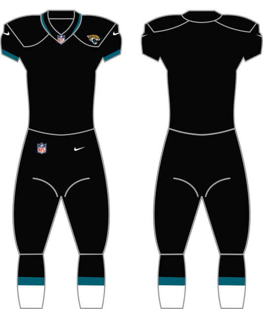 Jacksonville Jaguars Alternate Uniform - Official NFL Gear