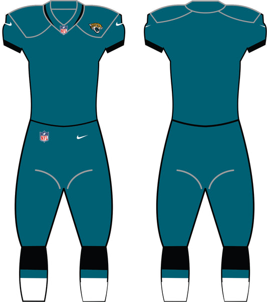 Jacksonville Jaguars Color Uniform - Official NFL Gear