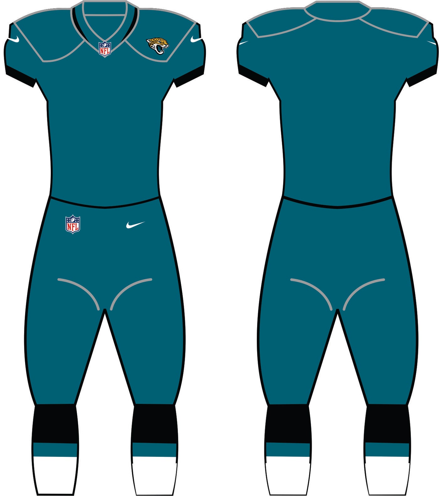 Jacksonville Jaguars Color Uniform - Official NFL Gear