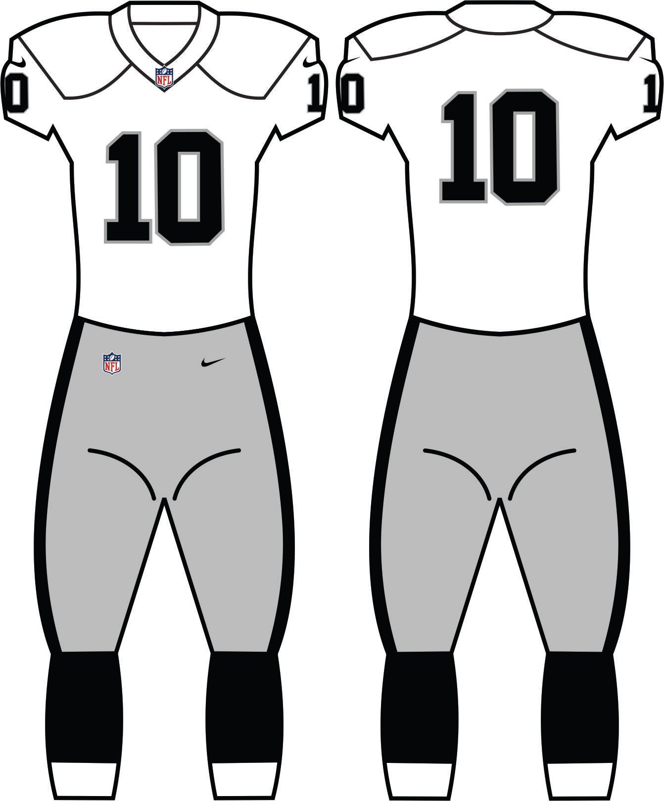 Las Vegas Raiders Home Uniform - Official NFL Gear