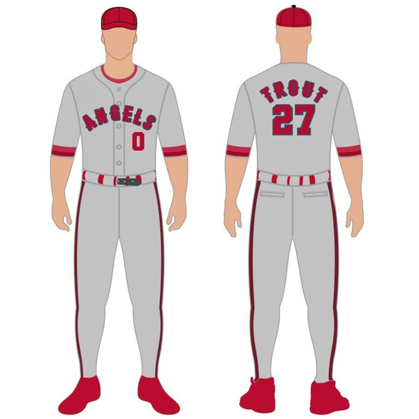 Los Angeles Angels Away Uniform – Official MLB Gear