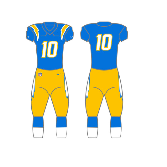 Los Angeles Chargers Home Uniform - Official NFL Gear