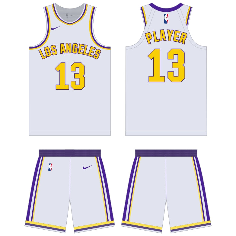 Los Angeles Lakers Association Edition Uniform - Official NBA Gear