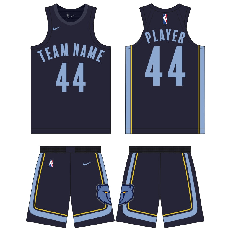 Memphis Grizzlies Icon Edition Uniform - Official NBA Gear