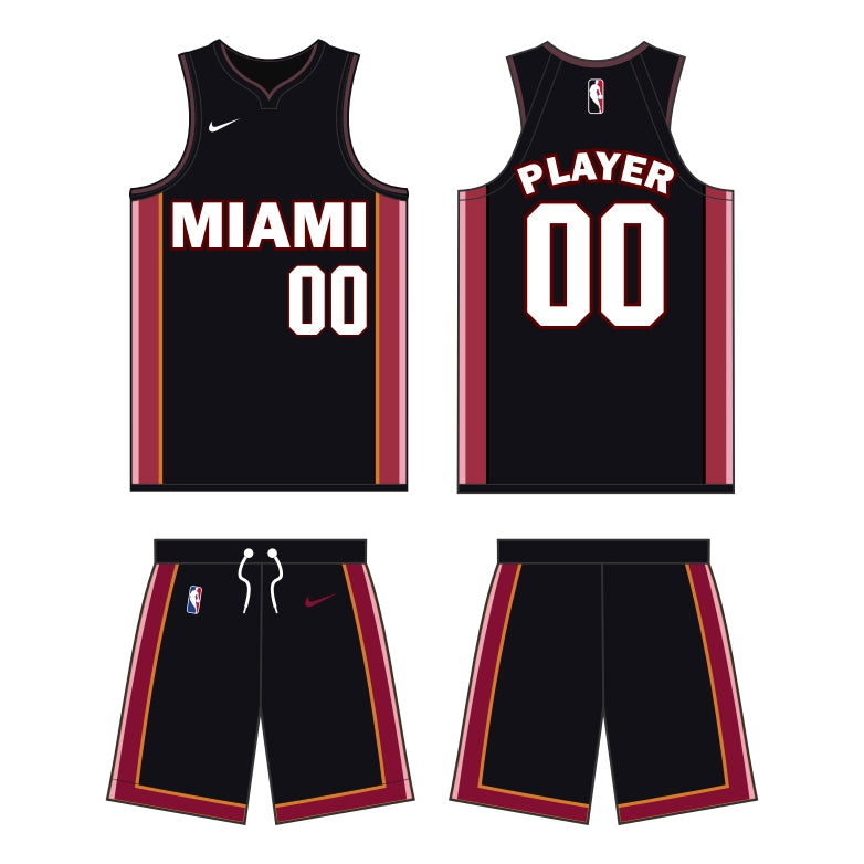 Miami Heat Icon Edition Uniform - Official NBA Gear