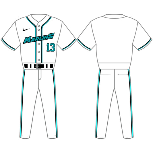 Miami Marlins Home Uniform – Official MLB Gear