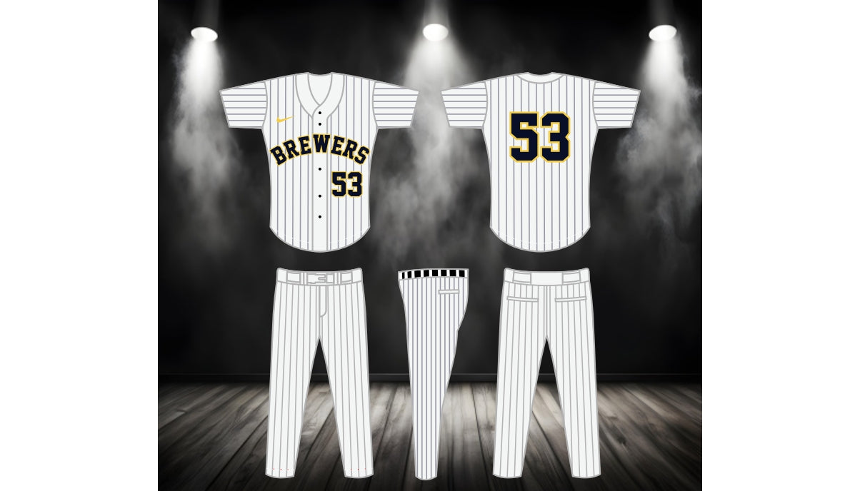 Milwaukee Brewers Away Uniform – Official MLB Gear