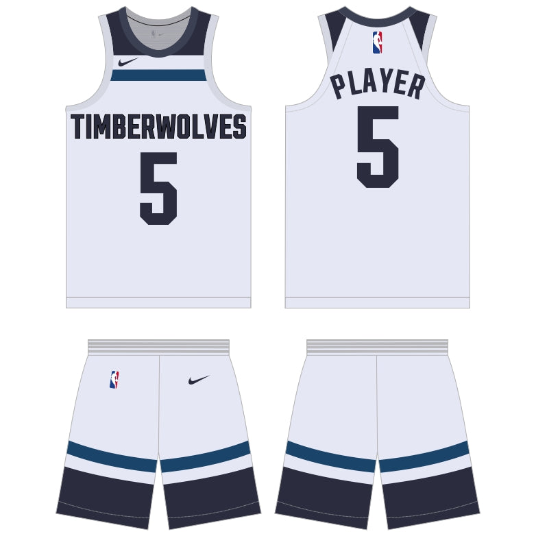 Minnesota Timberwolves Association Edition Uniform - Official NBA Gear