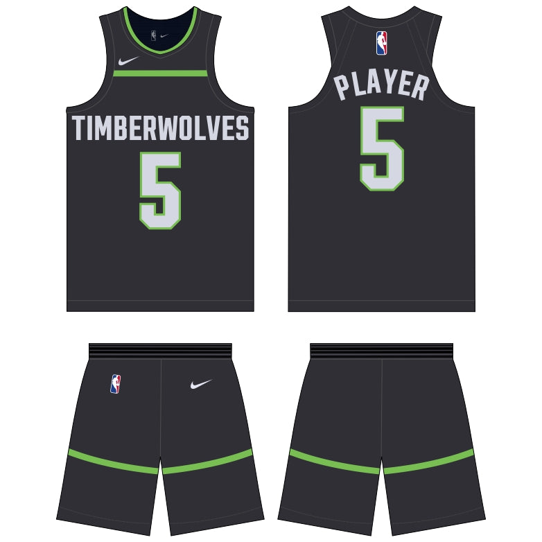 Minnesota Timberwolves Statement Edition Uniform - Official NBA Gear