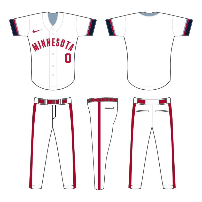 Minnesota Twins Home Uniform – Official MLB Gear