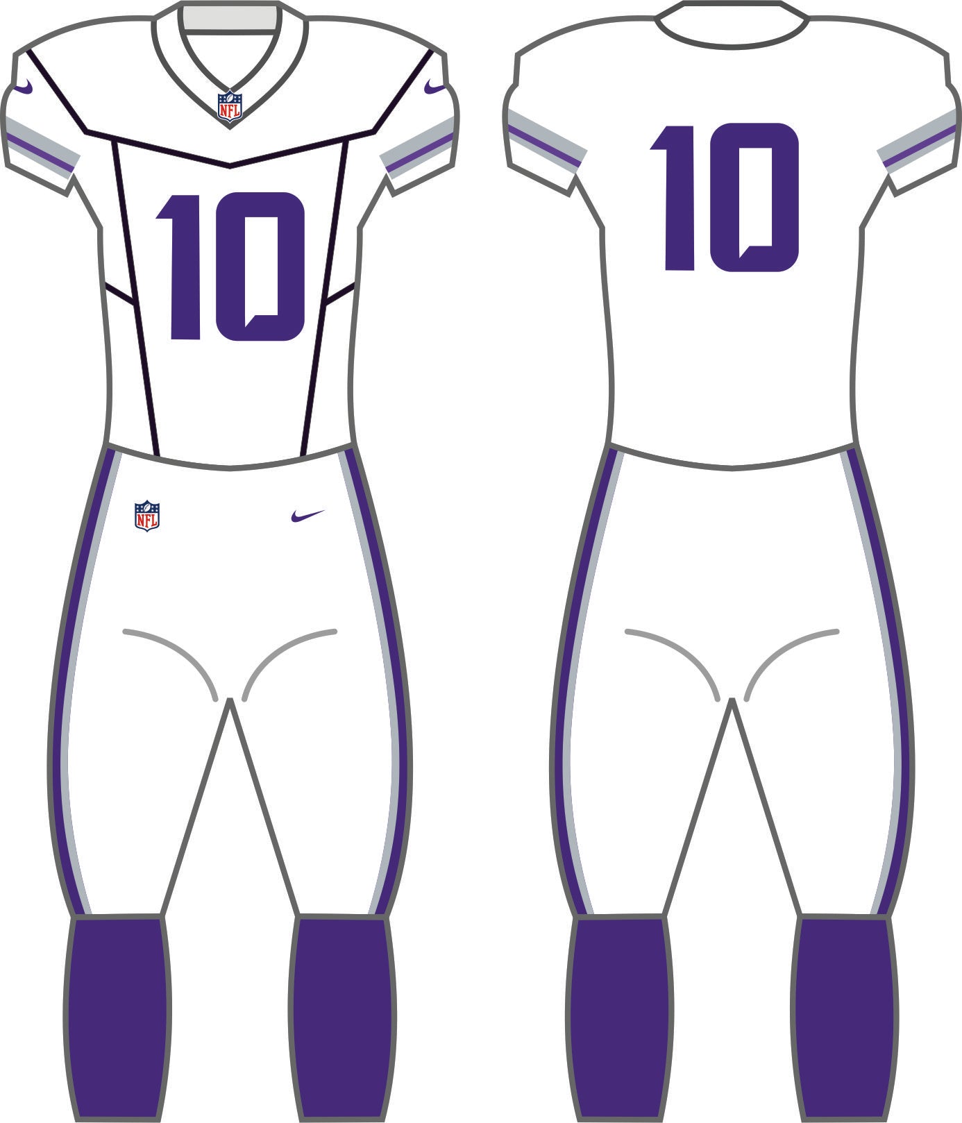 Minnesota Vikings Alternate Uniform - Official NFL Gear