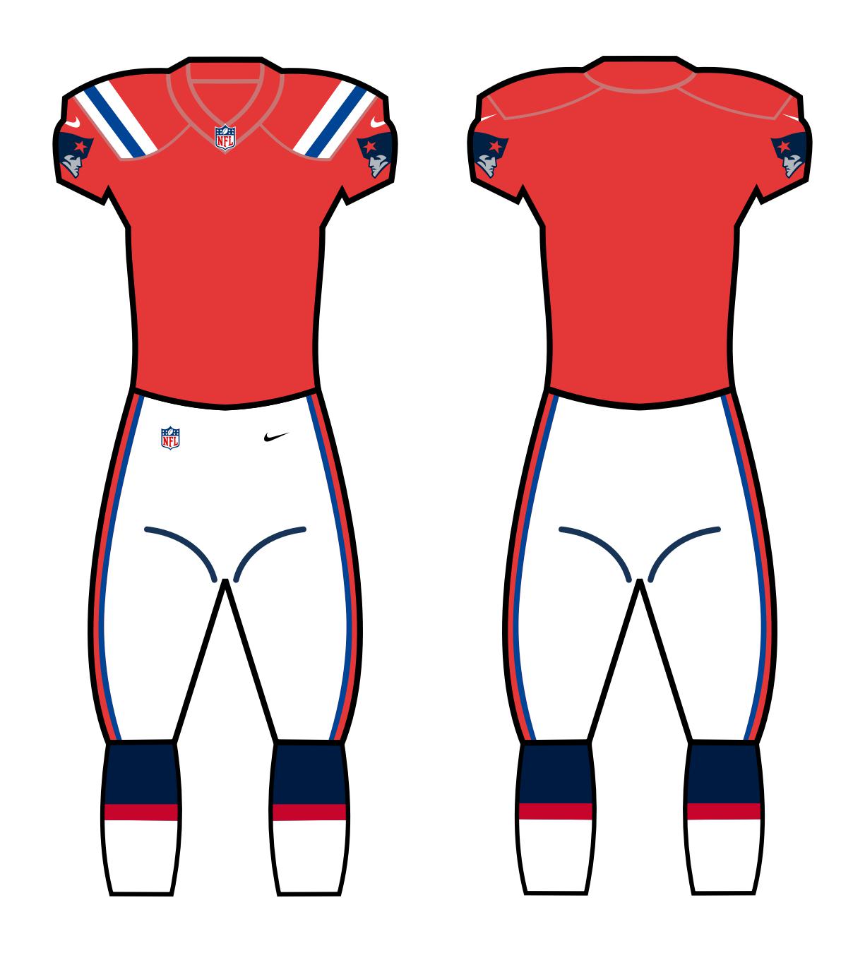 New England Patriots Alternate Uniform - Official NFL Gear