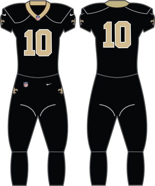 New Orleans Saints Color Uniform - Official NFL Gear