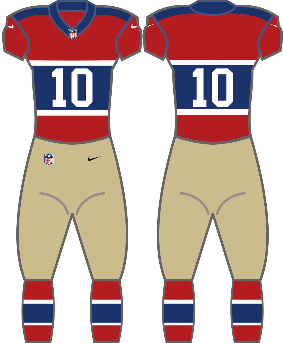 New York Giants Alternate Uniform - Official NFL Gear