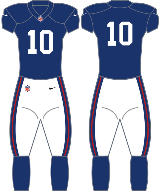 New York Giants Home Uniform - Official NFL Gear