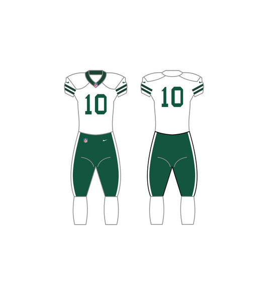 New York Jets White Uniform - Official NFL Gear