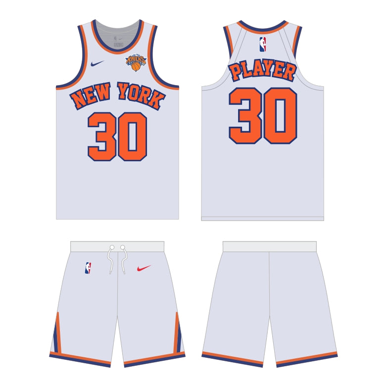 New York Knicks Association Edition Uniform - Official NBA Gear