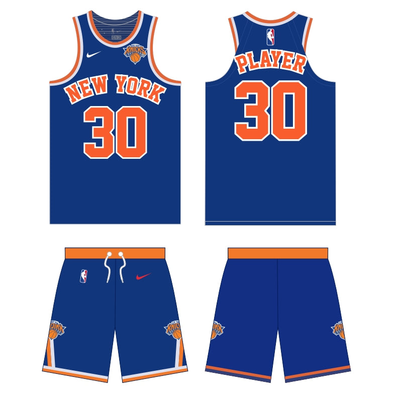 New York Knicks Icon Edition Uniform - Official NBA Gear