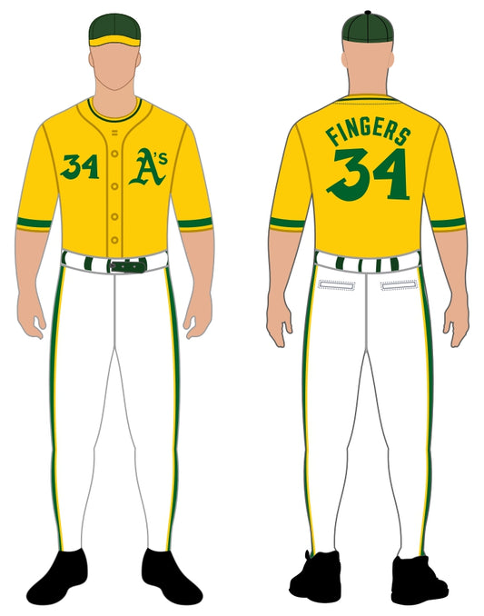 Oakland Athletics Home Uniform – Official MLB Gear