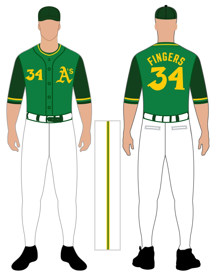 Oakland Athletics Training Uniform – Official MLB Gear