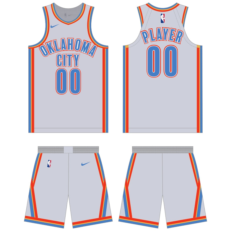 Oklahoma City Thunder Association Edition Uniform - Official NBA Gear