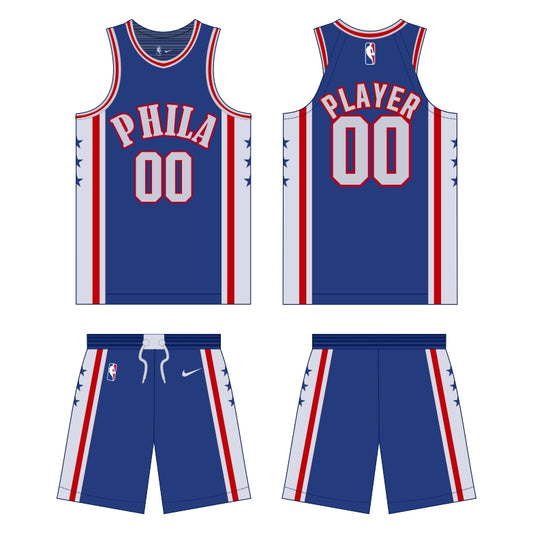 Philadelphia 76ers Icon Edition Uniform - Official NBA Gear