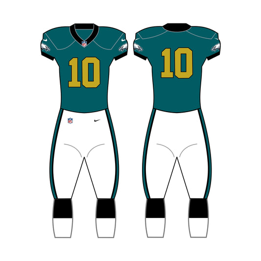 Philadelphia Eagles Color Uniform - Official NFL Gear