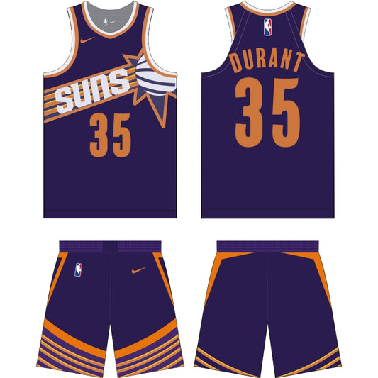 Phoenix Suns Icon Edition Uniform - Official NBA Gear