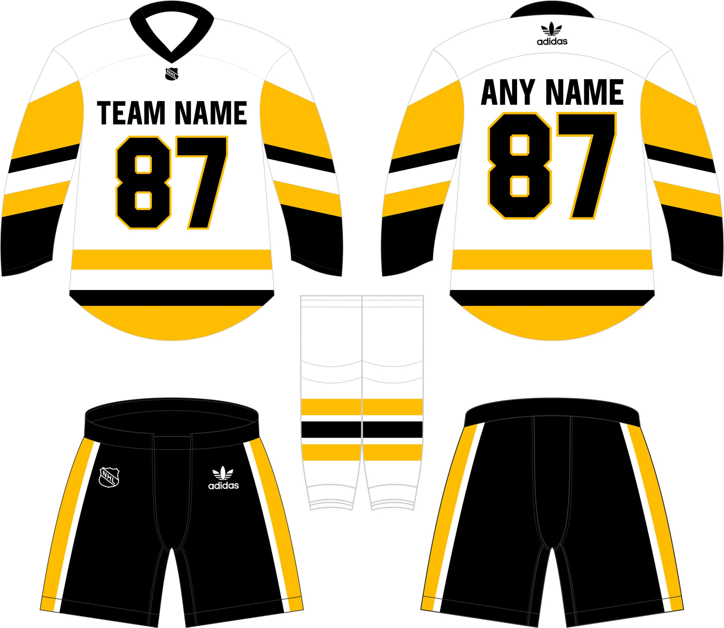 Pittsburgh Penguins Away Uniform - Official NHL Gear