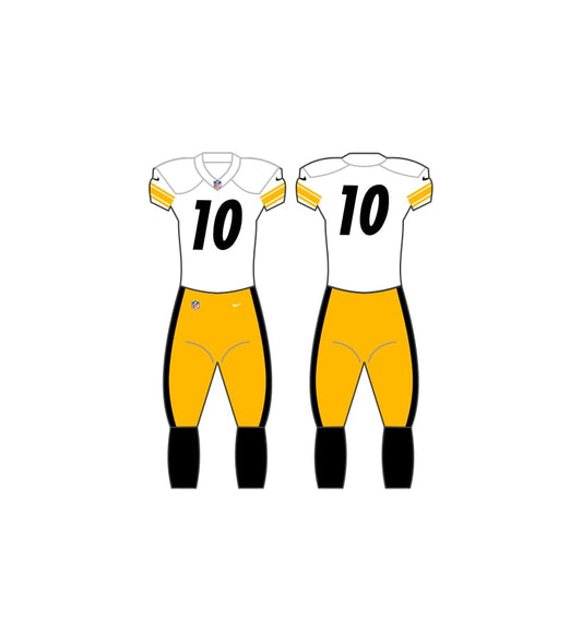 Pittsburgh Steelers White Uniform - Official NFL Gear