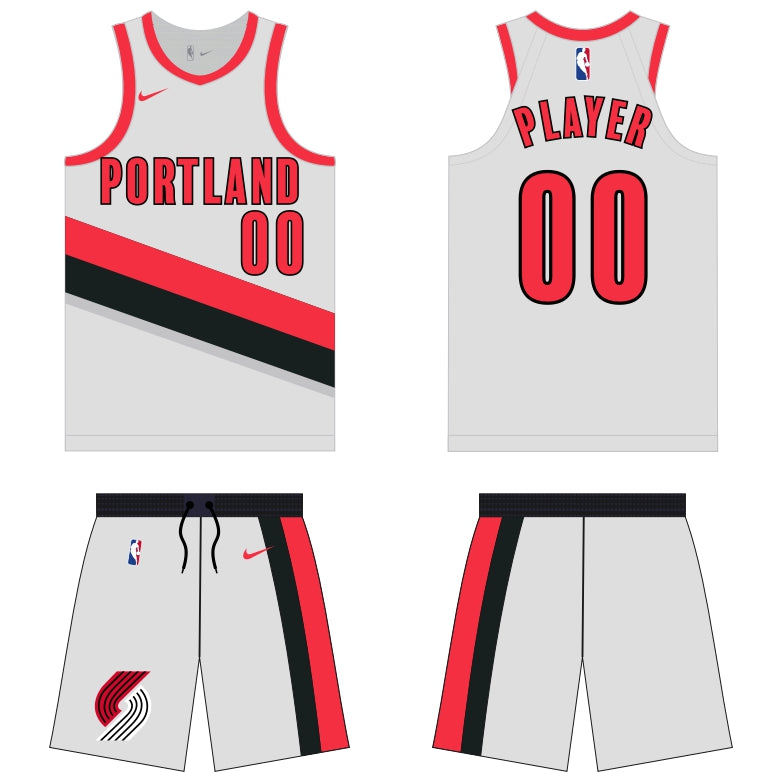 Portland Trail Blazers Association Edition Uniform - Official NBA Gear