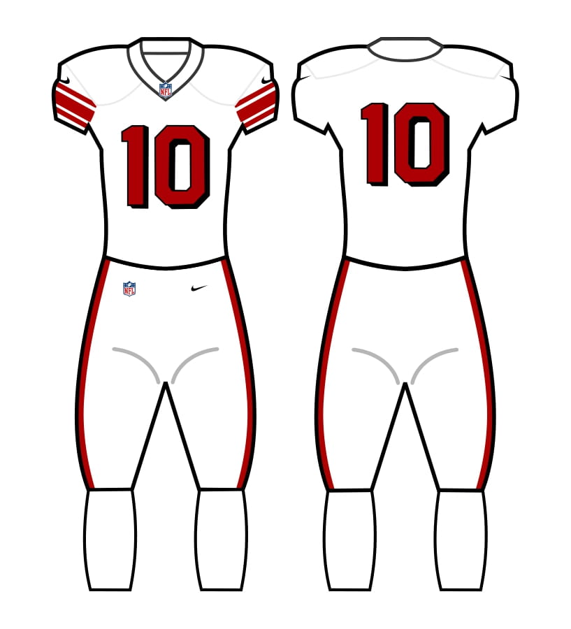 San Francisco 49ers Alternate Uniform - Official NFL Gear