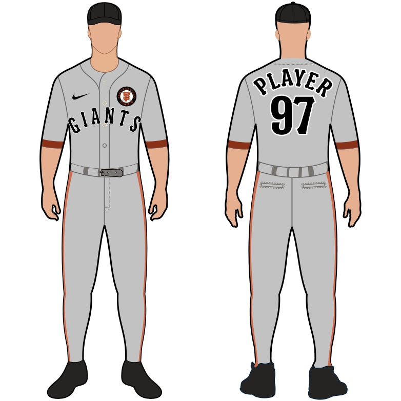 San Francisco Giants Away Uniform – Official MLB Gear