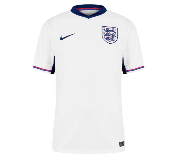 England Mens Home Soccer Kit 2024