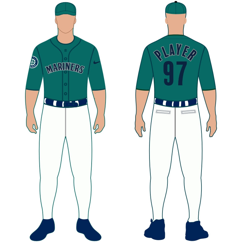 Seattle Mariners Alternate - 3 Uniform – Official MLB Gear