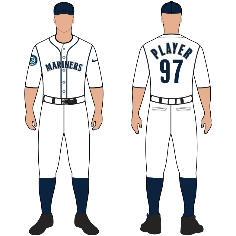 Seattle Mariners Home Uniform – Official MLB Gear