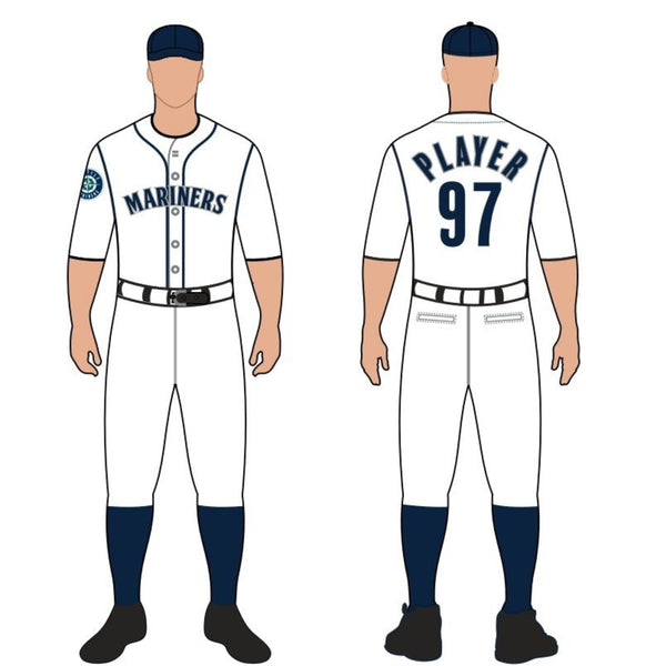 Seattle Mariners Home Uniform – Official MLB Gear