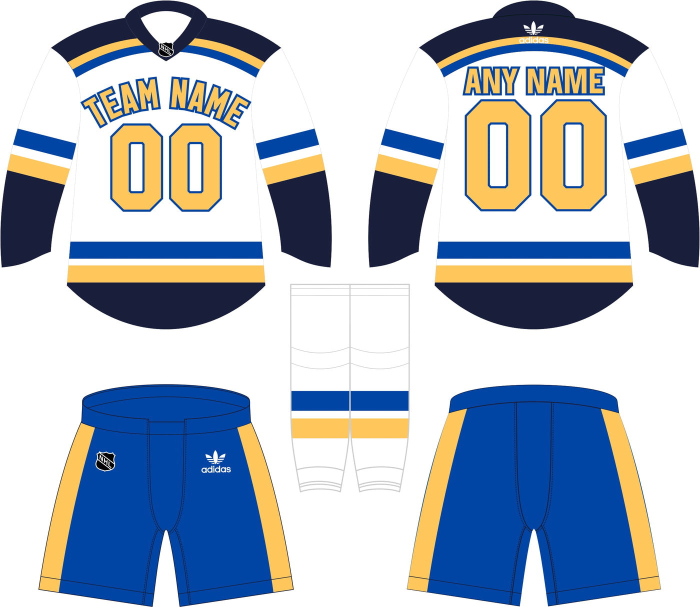 St. Louis Blues Away Uniform - Official NHL Gear