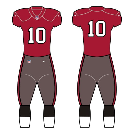 Tampa Bay Buccaneers Alternate Uniform - Official NFL Gear