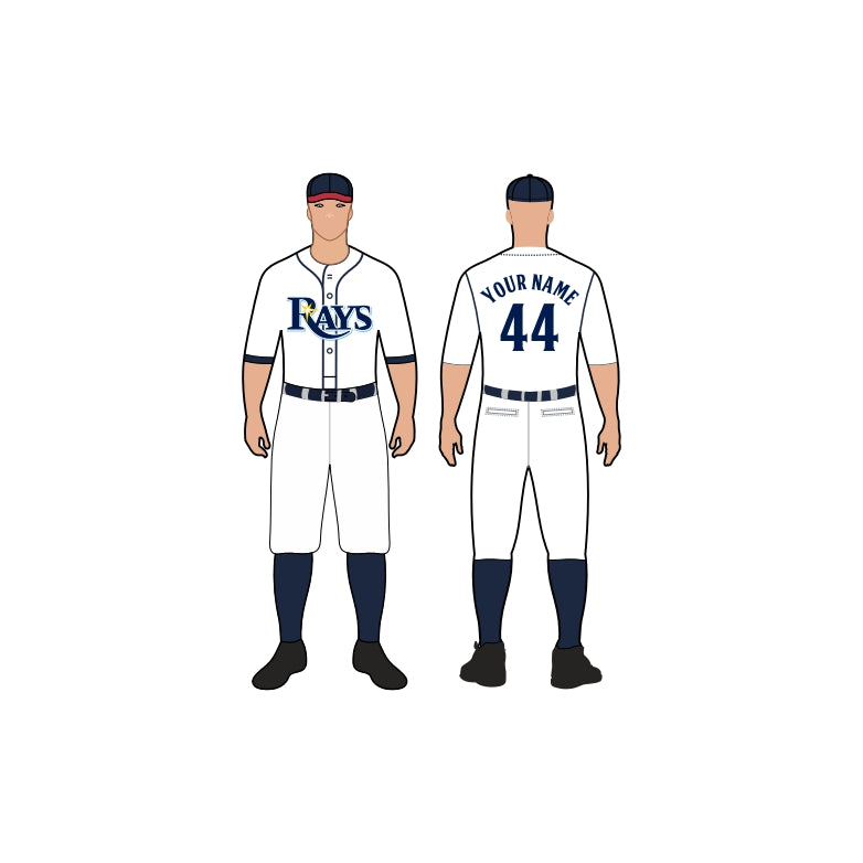 Tampa Bay Rays Home Uniform – Official MLB Gear