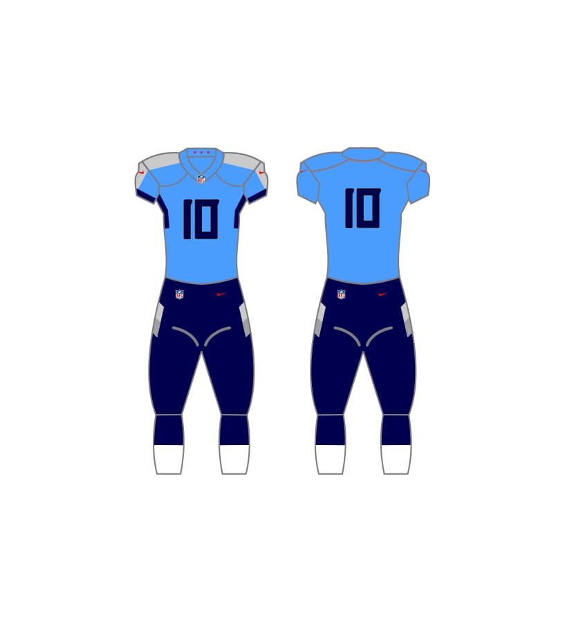 Tennessee Titans Alternate Uniform - Official NFL Gear